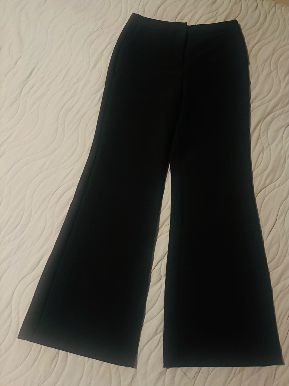 Express Black Wide-Leg High-Rise Pants
